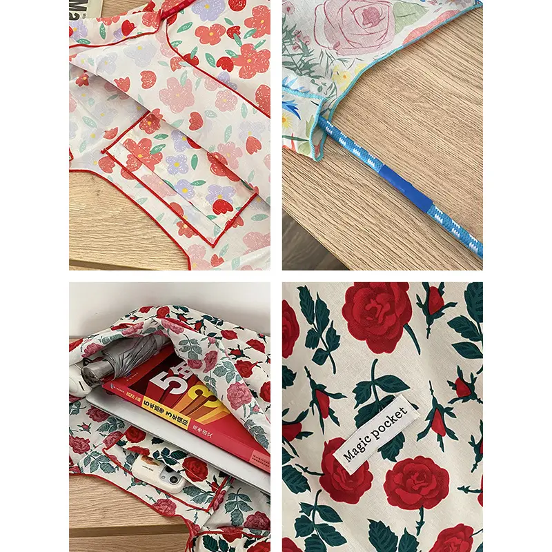 Yeyu Floral Canvas Shoulder Bag Large Capacity Women - Image 13