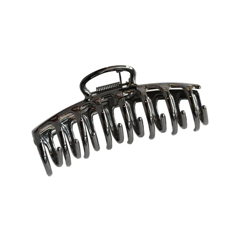 Silver Large Metal Hair Clip for Women Volume Hair Accessory - Image 7