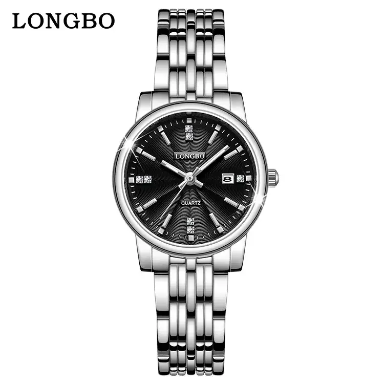Longbo Gold Quartz Couple Watch with Calendar & Waterproof - Image 13