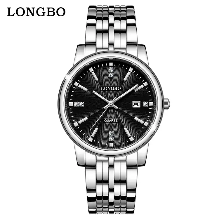 Longbo Gold Quartz Couple Watch with Calendar & Waterproof - Image 5