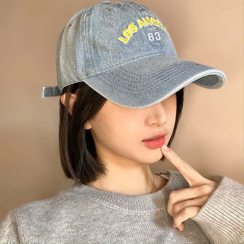 Denim Vintage US Navy Baseball Cap 83 - Image 6