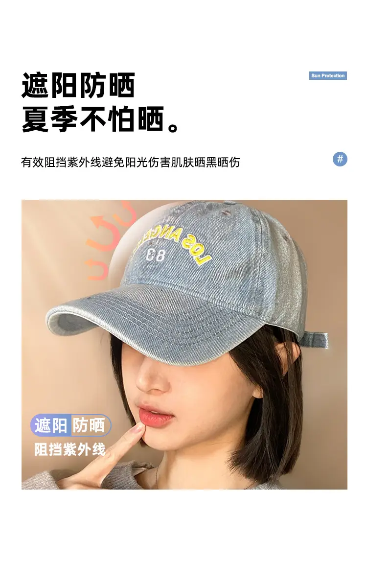 Denim Vintage US Navy Baseball Cap 83 — feature 5