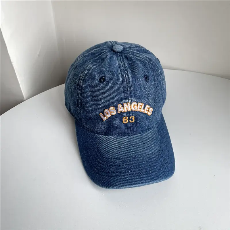 Denim Vintage US Navy Baseball Cap 83 - Image 2