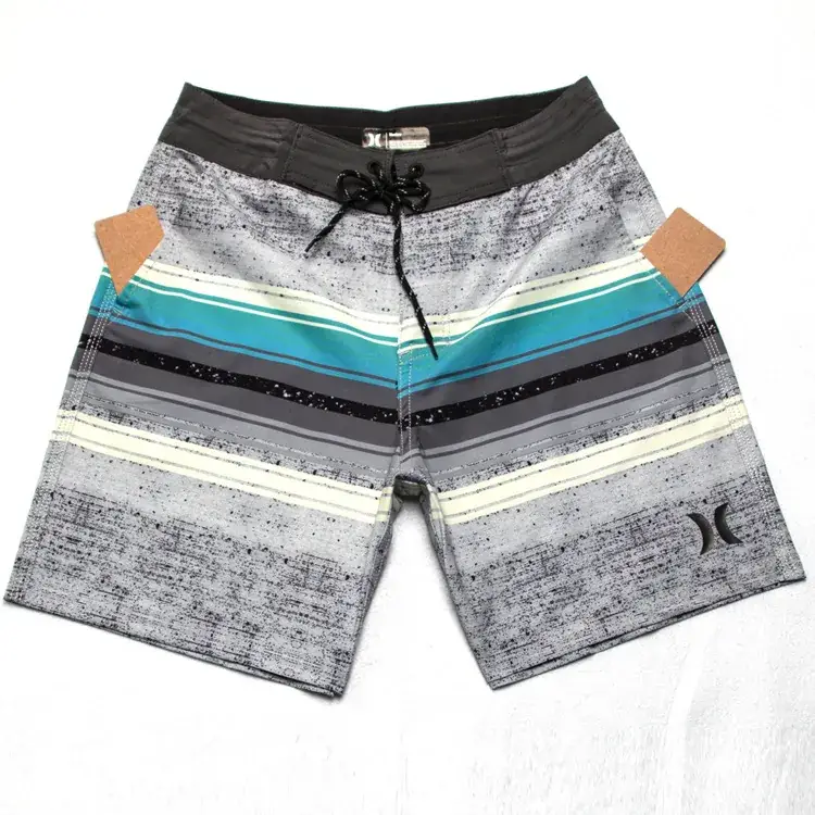 Men Blue Gradient Swim Shorts Plus Size Stretchable - Image 10