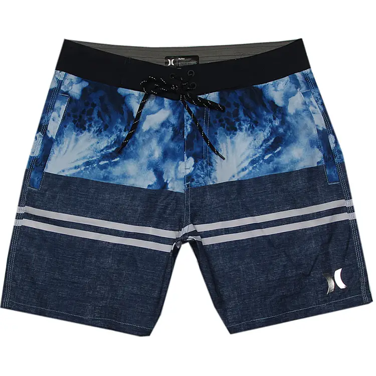 Men Blue Gradient Swim Shorts Plus Size Stretchable — feature 16