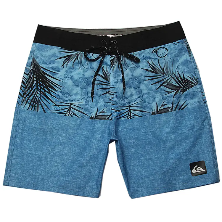 Men Blue Gradient Swim Shorts Plus Size Stretchable — feature 18