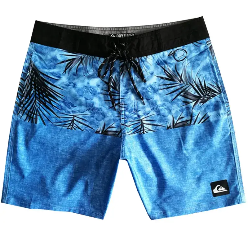 Men Blue Gradient Swim Shorts Plus Size Stretchable - Image 4