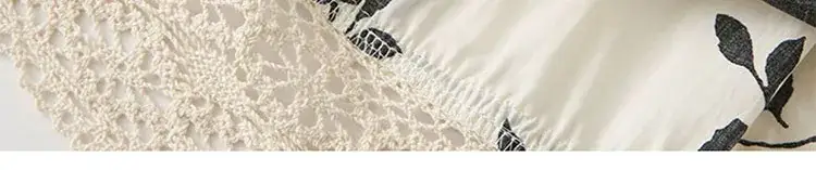 Maternity 2023 Floral Lace Top + Harem Pants Set — feature 134