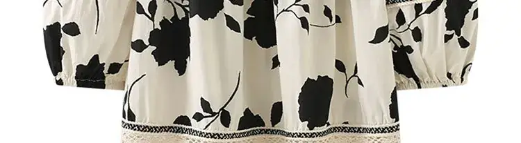 Maternity 2023 Floral Lace Top + Harem Pants Set — feature 94