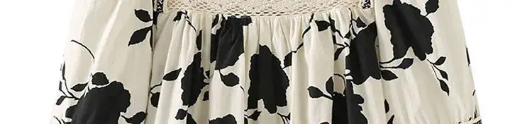 Maternity 2023 Floral Lace Top + Harem Pants Set — feature 97