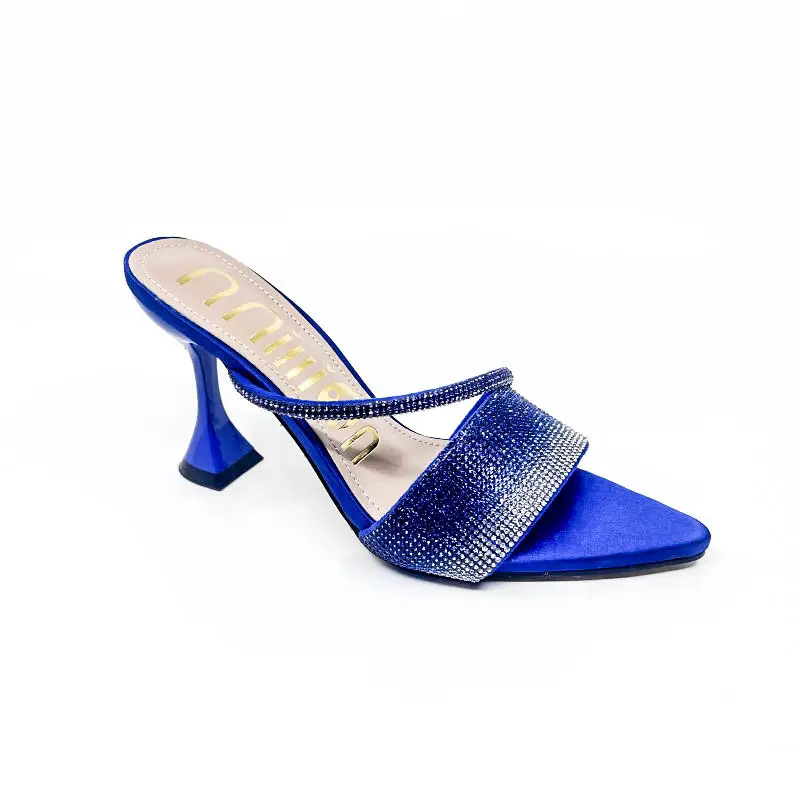 African High-Heeled Sandals for Women, Pointed Toe with Sparkling Rhinestones, Summer Style, Fashionable, Cross-Border, High-End Heels Slipper — feature 23