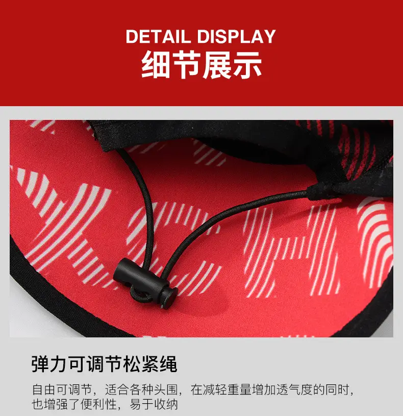 Lightweight Baseball Cap for Men Women Black Red β feature 15