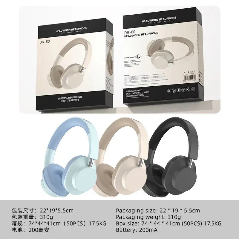 Bluetooth Headset with Long Battery & Silicone Earcuffs - Image 5