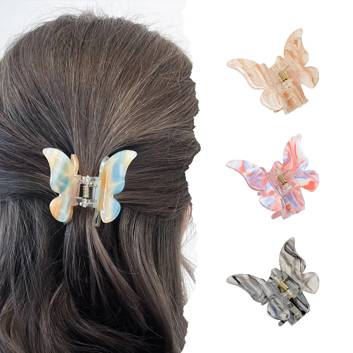 Pink Butterfly Hair Clip for Girls - Image 12