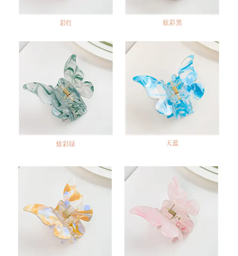 Pink Butterfly Hair Clip for Girls — feature 4