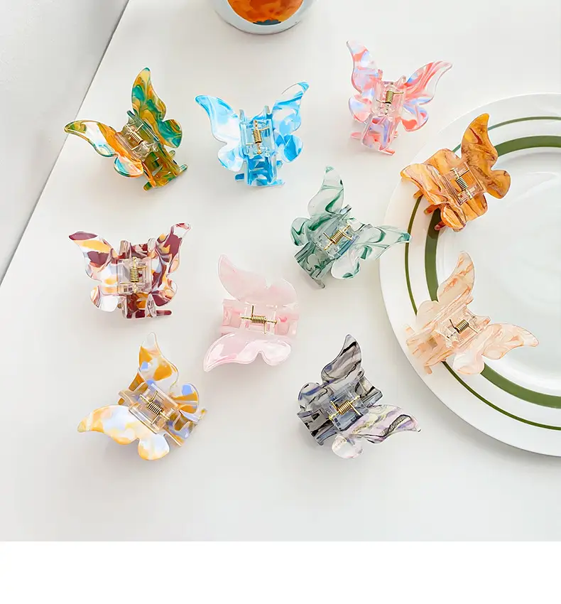 Pink Butterfly Hair Clip for Girls — feature 6