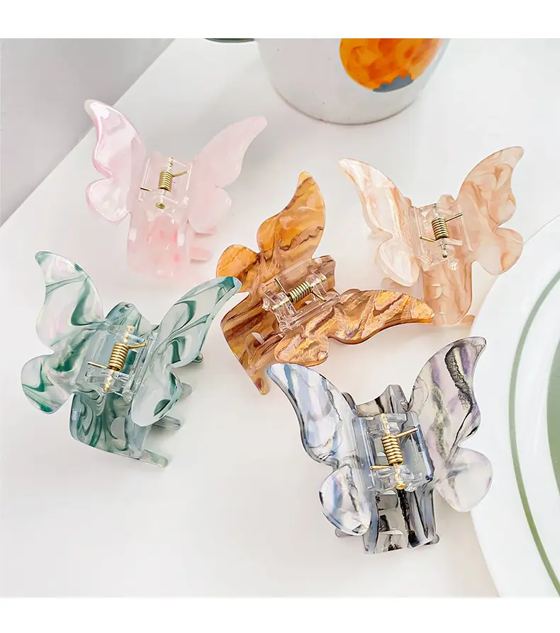 Pink Butterfly Hair Clip for Girls — feature 9