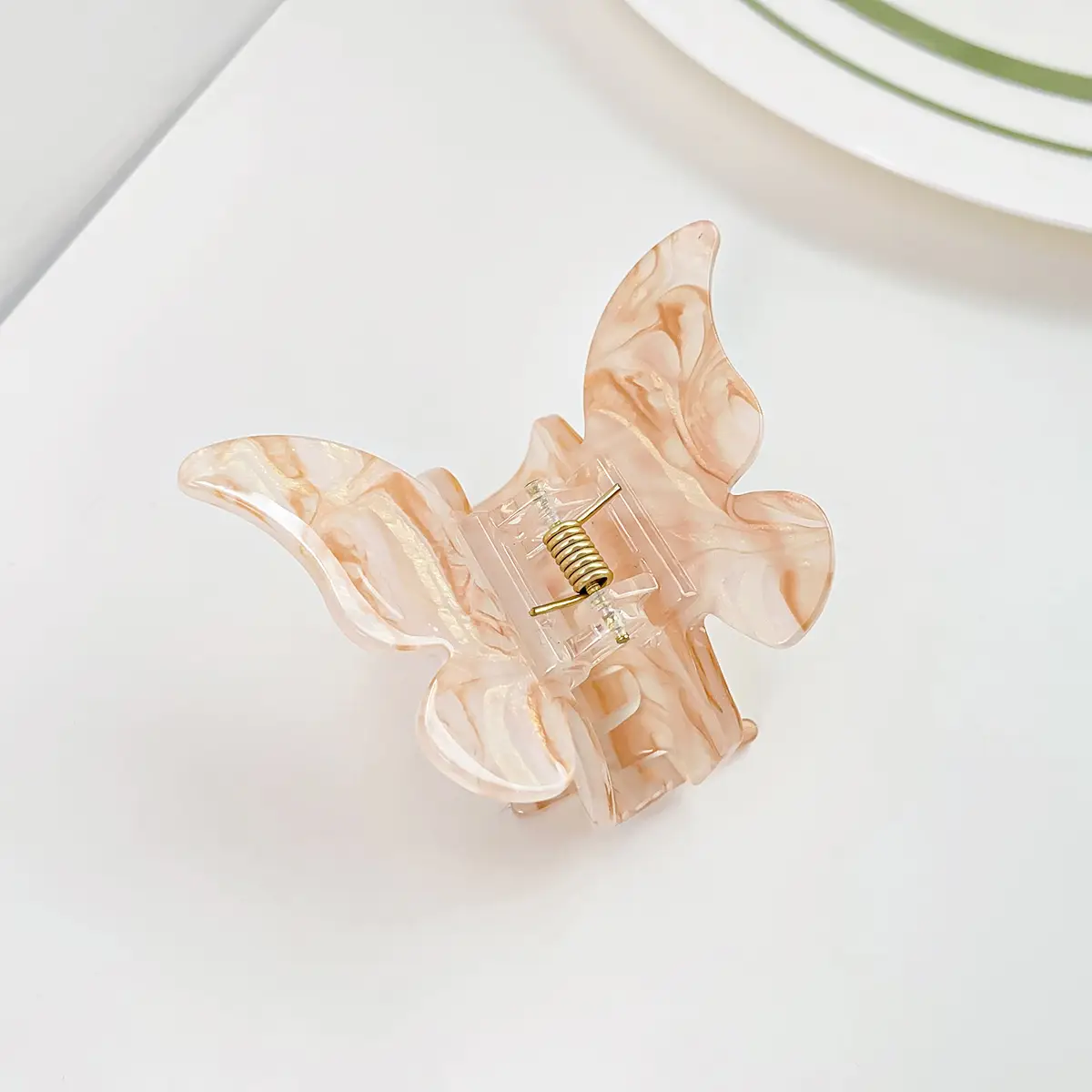 Pink Butterfly Hair Clip for Girls - Image 2