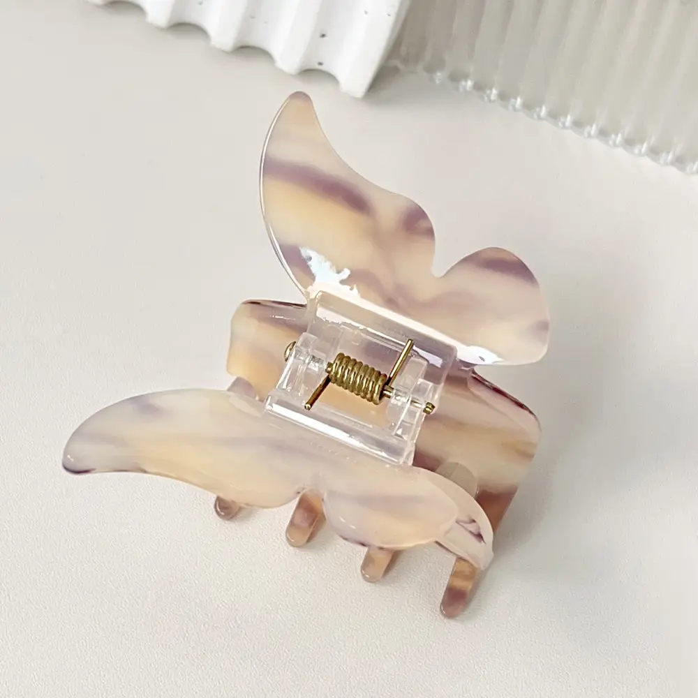 Pink Butterfly Hair Clip for Girls - Image 3