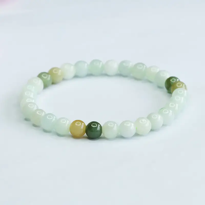 Guan Yu Jade Bracelet with Multi-Gemstone Beads — feature 4