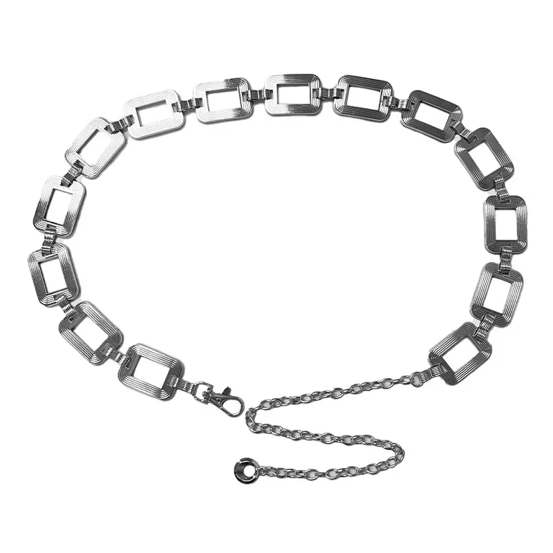 Gold Square Chain Bracelet for Women - Image 7