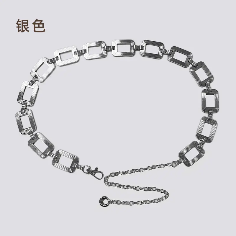 Gold Square Chain Bracelet for Women - Image 2