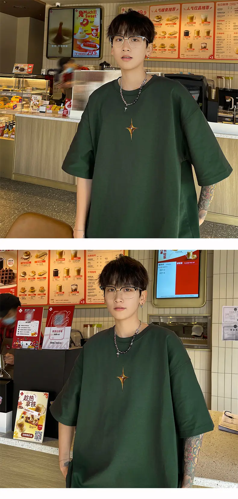 Men Maroon 3/4 Sleeve T-Shirt Pure Cotton Summer Wear — feature 11