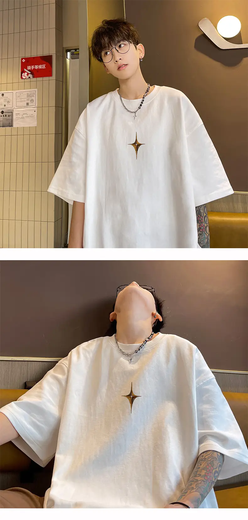 Men Maroon 3/4 Sleeve T-Shirt Pure Cotton Summer Wear — feature 3