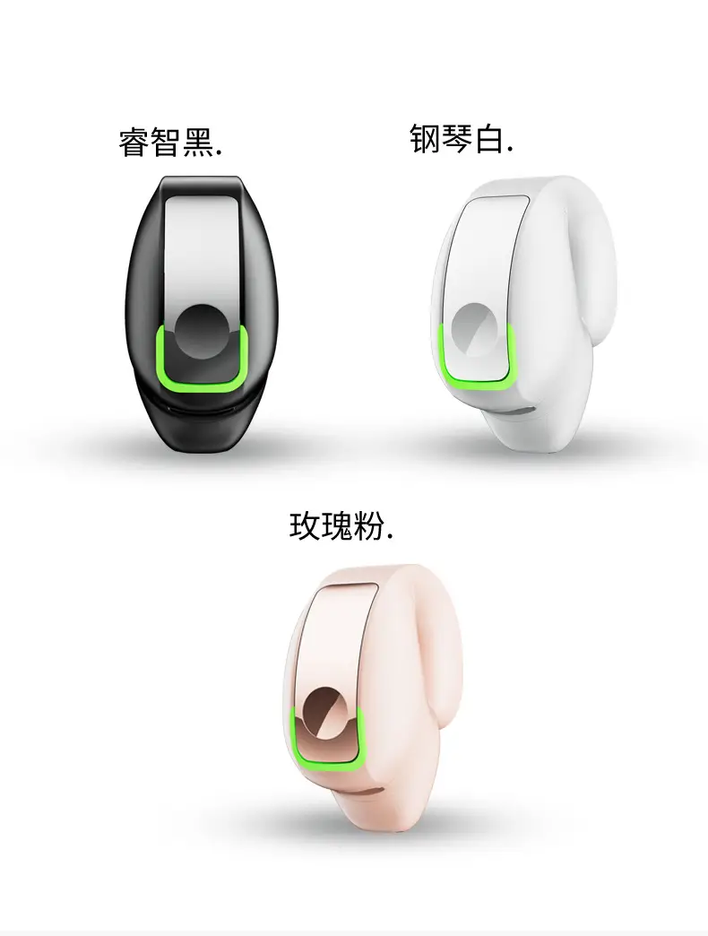 Bluetooth Headset Clip-On White Single Ear No Hurt — feature 14