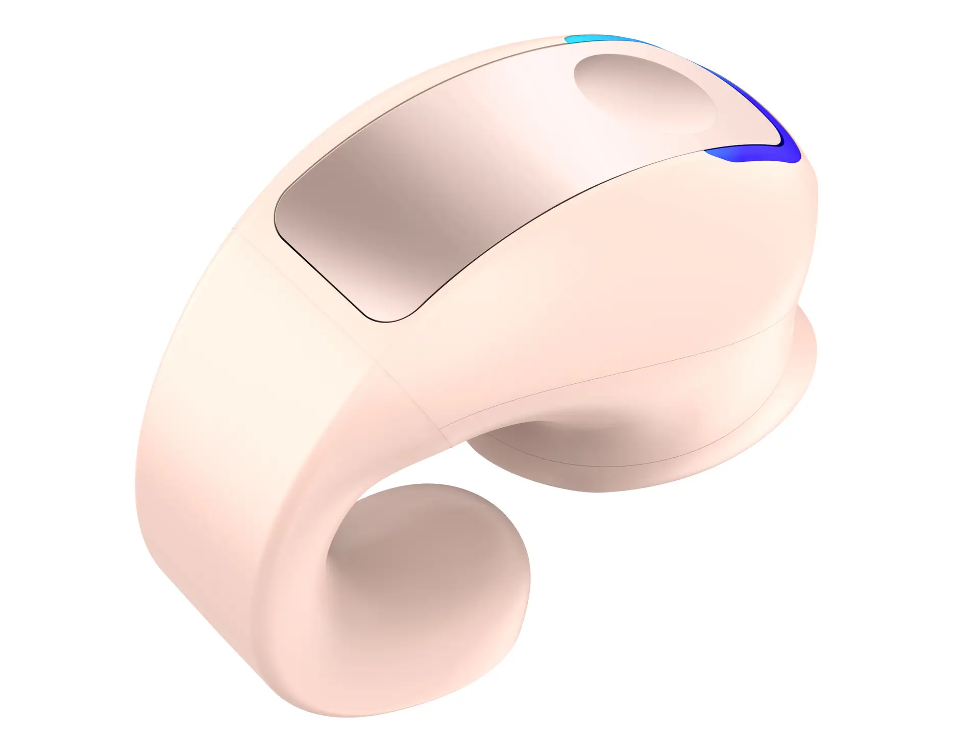 Bluetooth Headset Clip-On White Single Ear No Hurt - Image 3