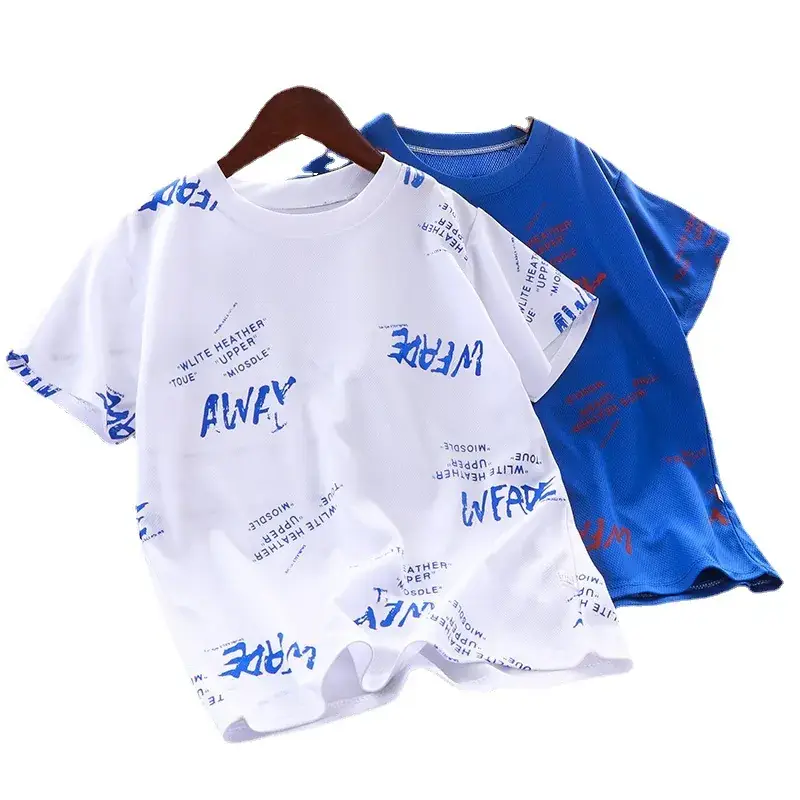 25 Summer T-shirt for Boys Girls Loose Mesh Breathable - Image 9