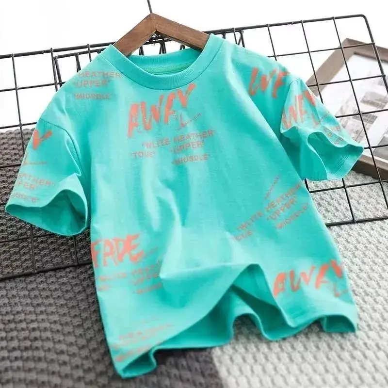25 Summer T-shirt for Boys Girls Loose Mesh Breathable - Image 4