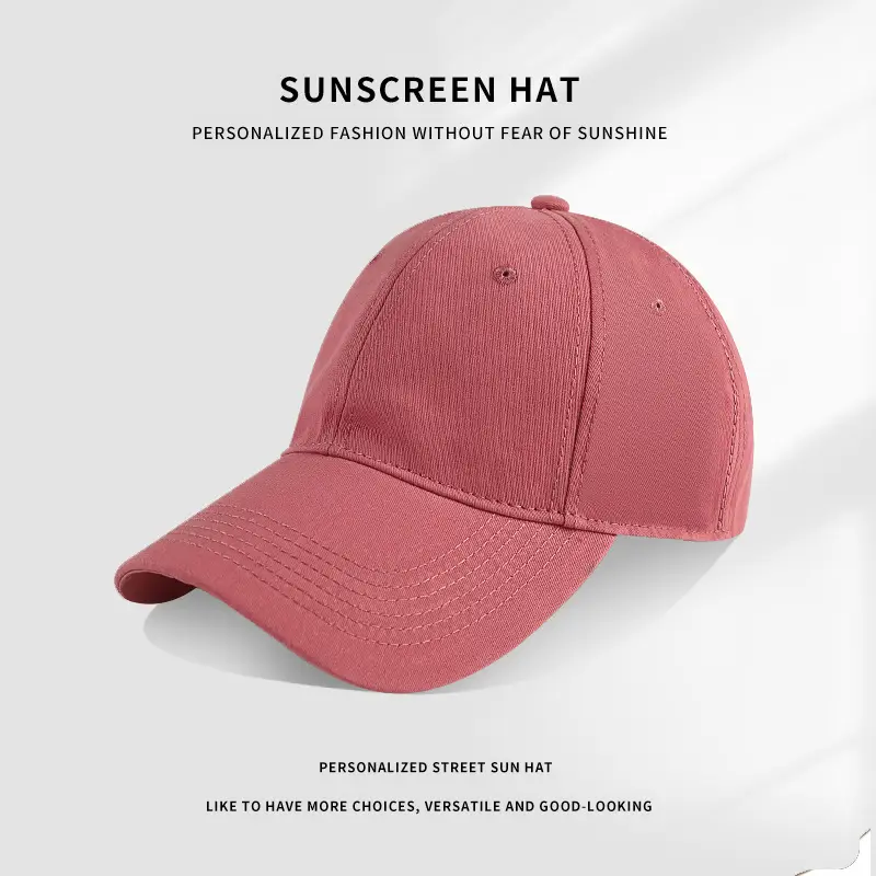 Maroon Baseball Cap with R Logo for Men & Women