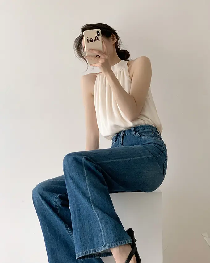 Summer Halter Neck Camisole Chiffon Sleeveless Vest — feature 34