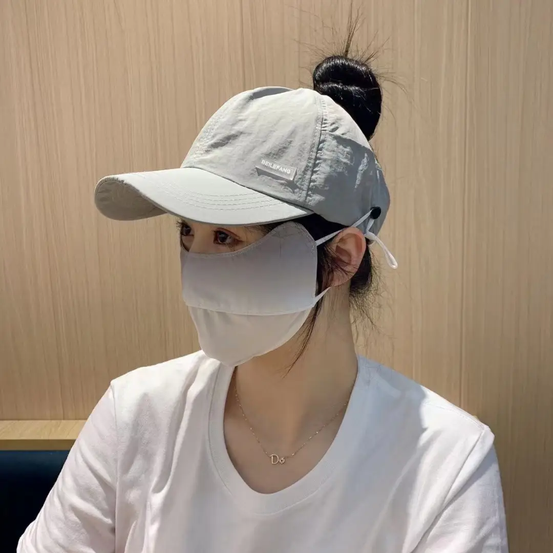 Black Waterproof Sports Cap for Women Summer - Image 4