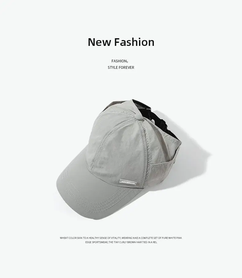 Black Waterproof Sports Cap for Women Summer — feature 10