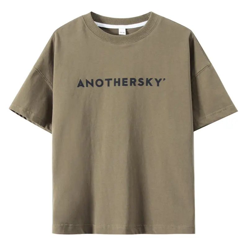 Trendy Boys Cotton T-Shirt Medium Large Summer 2025 - Image 7