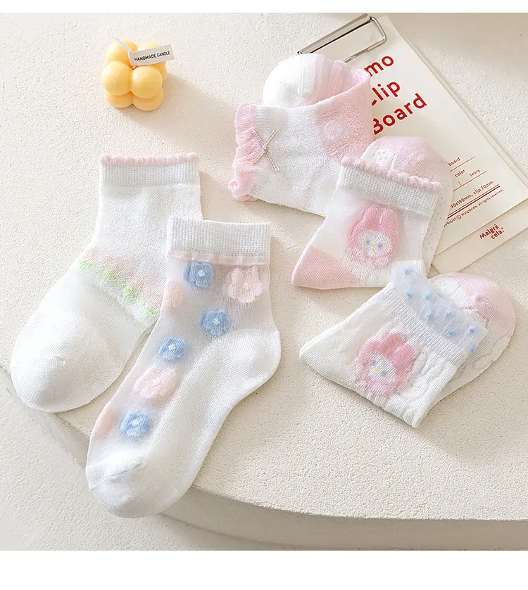 Children's Light Princess Cotton Socks Summer Thin — feature 10