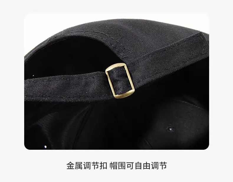 Sunday Lettered Canvas Cap Extra Large Navy — feature 14