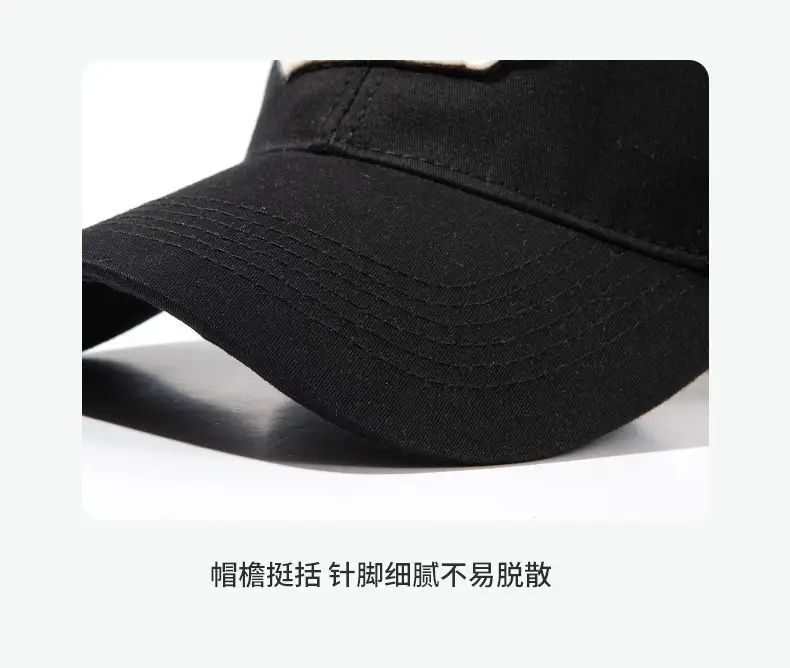 Sunday Lettered Canvas Cap Extra Large Navy — feature 15