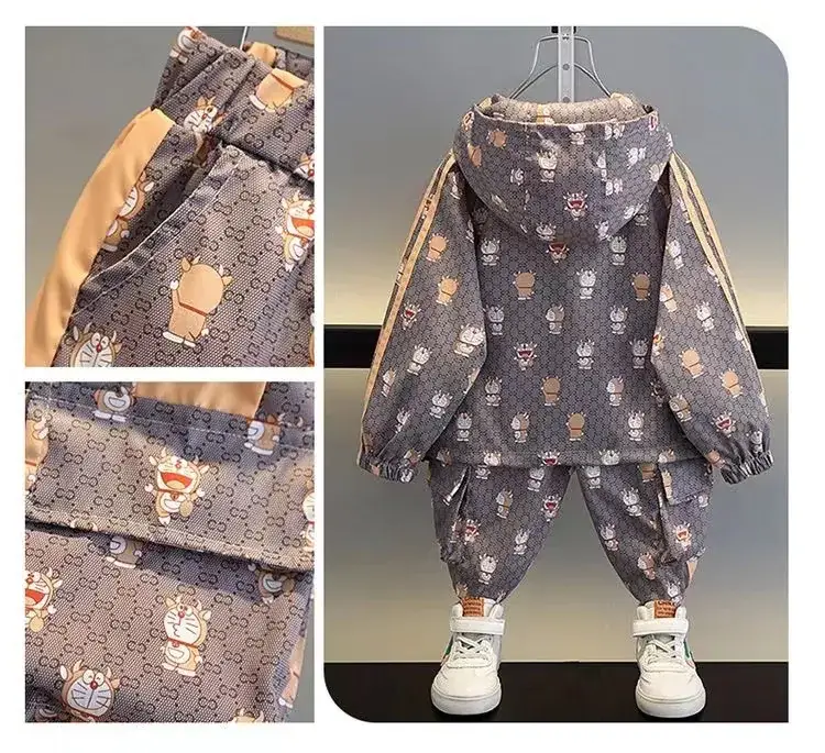 Boys Printed Hoodie & Pants 2023 Suit — feature 12