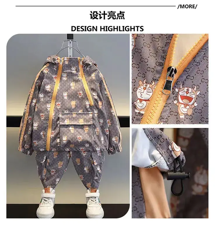 Boys Printed Hoodie & Pants 2023 Suit — feature 13