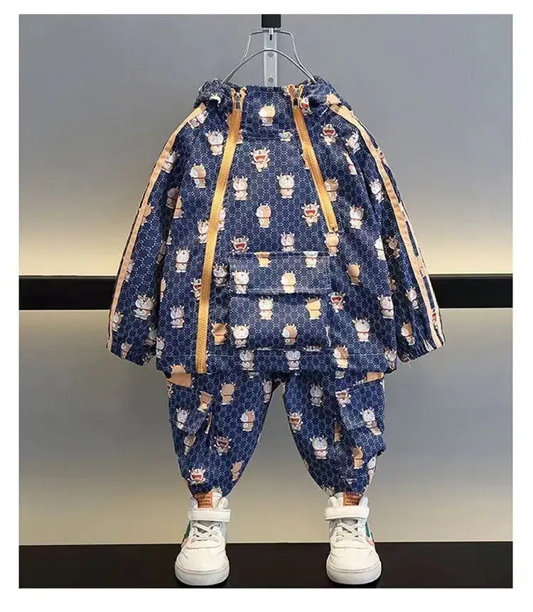 Boys Printed Hoodie & Pants 2023 Suit — feature 14