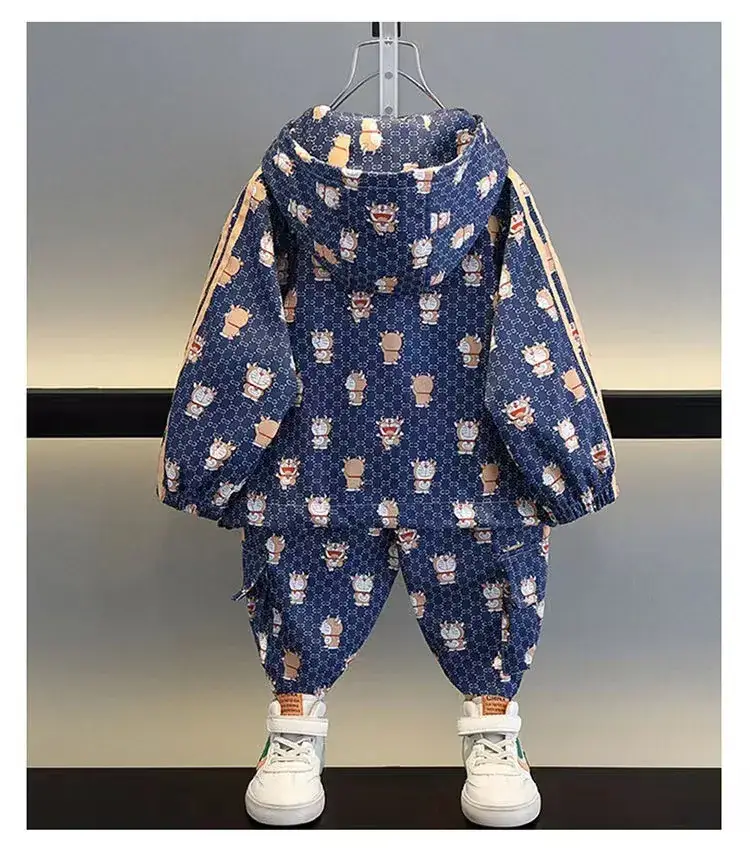 Boys Printed Hoodie & Pants 2023 Suit — feature 15