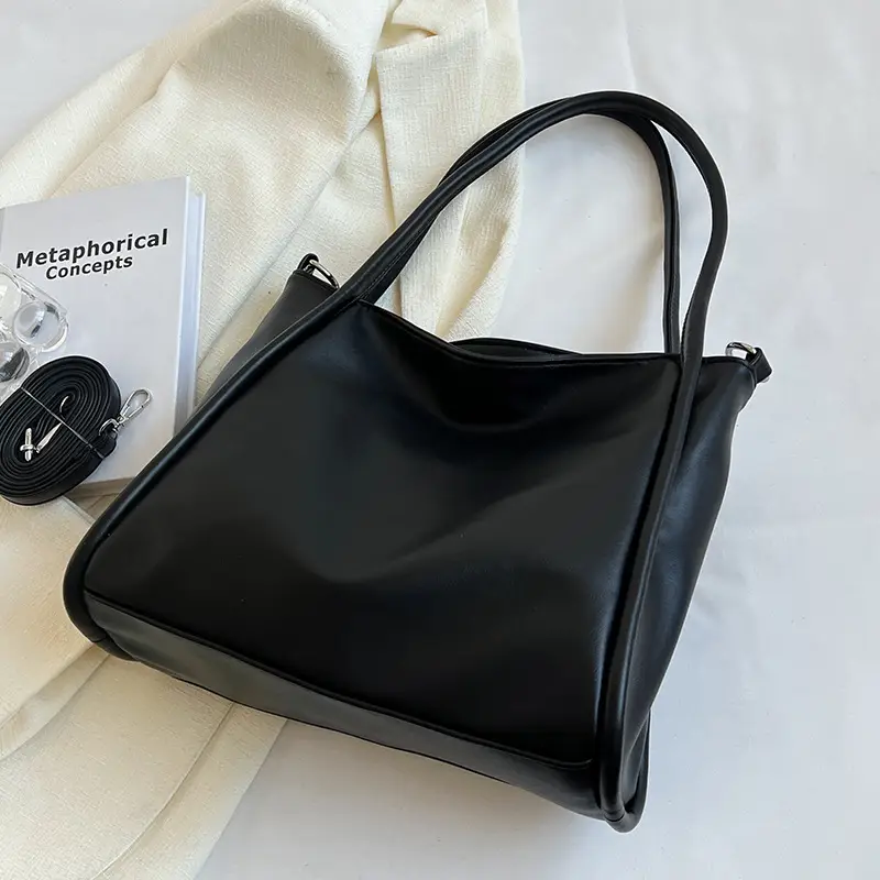 Black Large Capacity Shoulder Crossbody Bag 2023 - Image 5