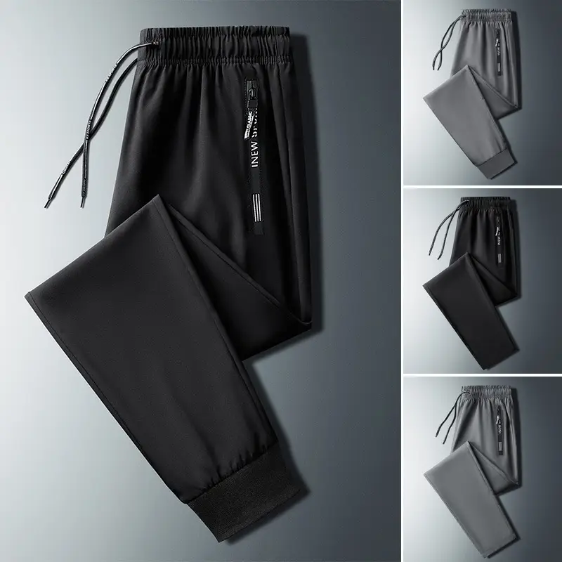 Men's Cross-border Cropped Pants Plus Size Loose Fit - Image 5