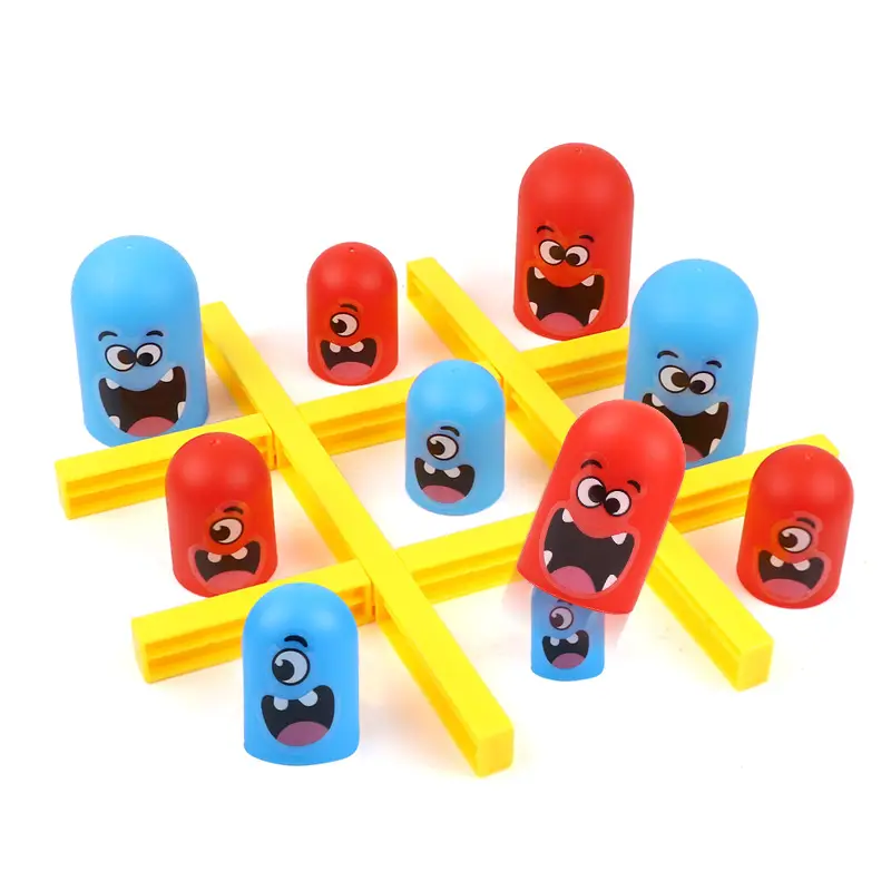 Tic Tac Toe for Boys Red Blue Yellow Toy Game - Image 8