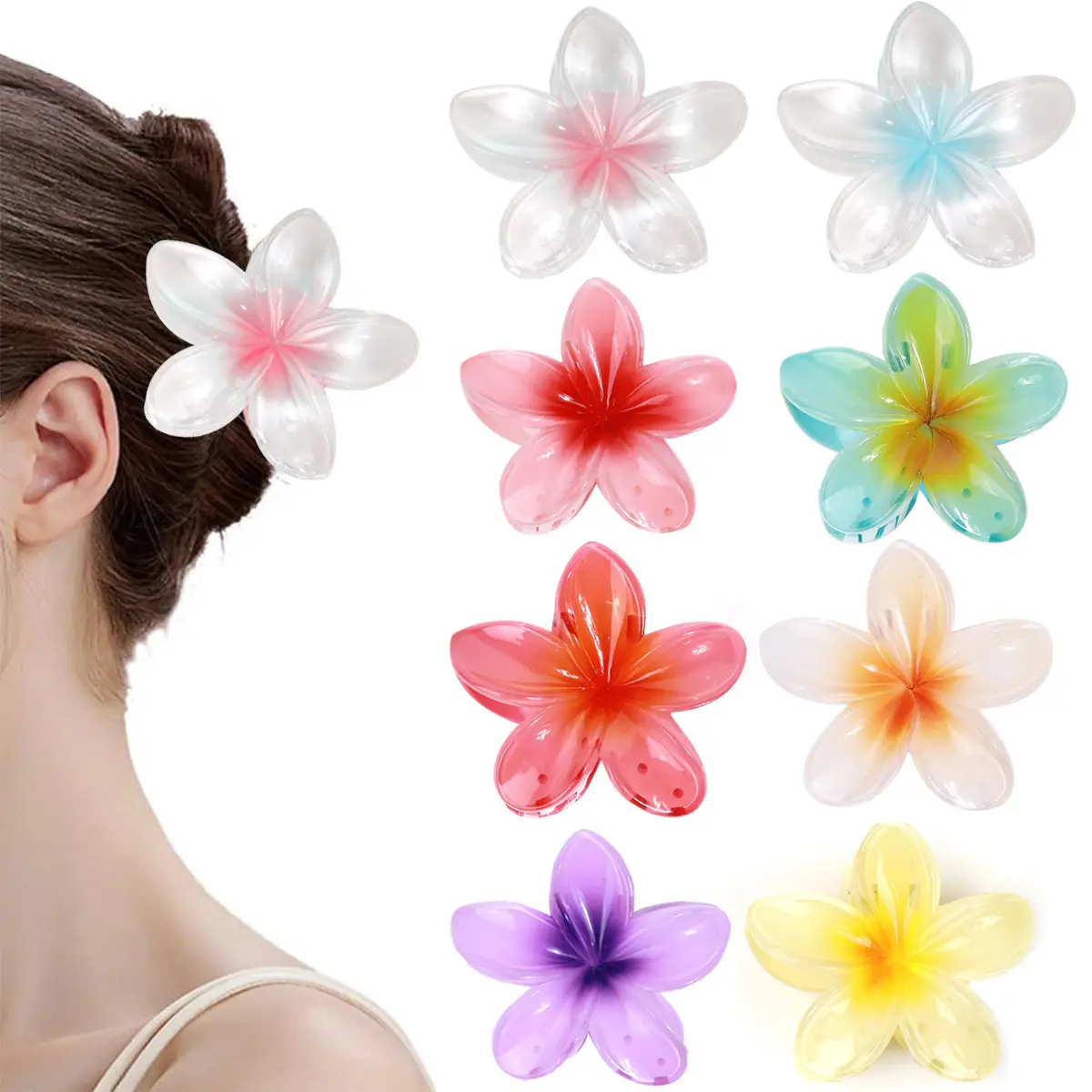 Cross-border Fraggots Shape Grab Hairpin Anti-real Bauhinia Flower - Image 10