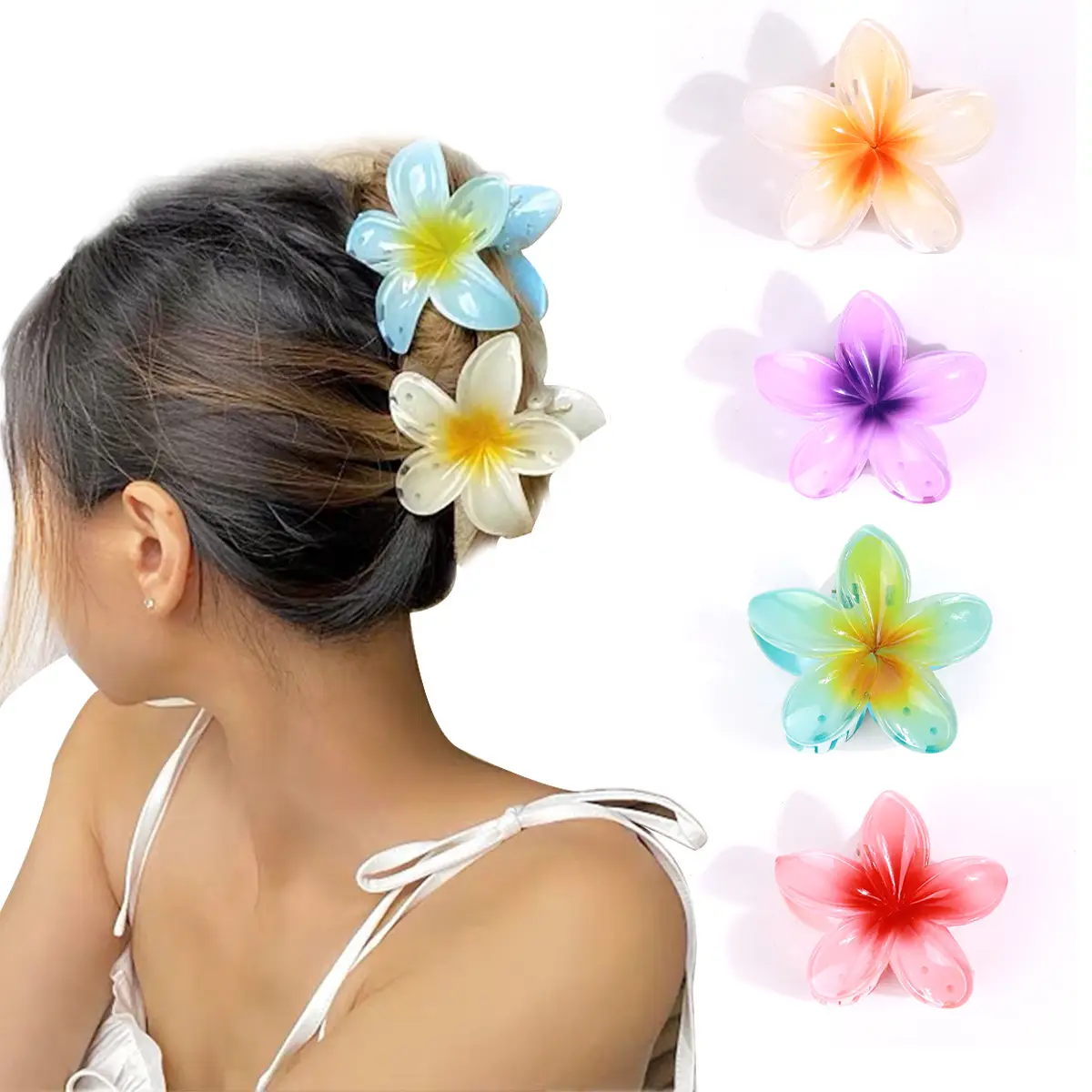 Cross-border Fraggots Shape Grab Hairpin Anti-real Bauhinia Flower - Image 11
