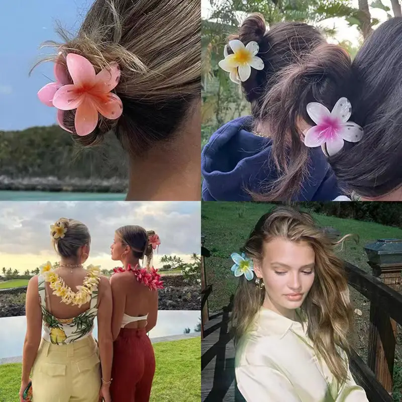 Cross-border Fraggots Shape Grab Hairpin Anti-real Bauhinia Flower - Image 13
